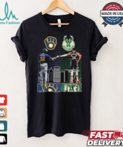 Milwaukee Sports Teams 2024 Yelich And Antetokounmpo Shirt