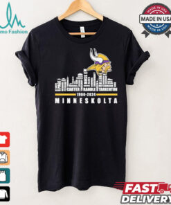Minneskort Vikings 1960 – 2024 City Shirt, hoodie, sweater, long sleeve and tank top Minneskort Vikings 1960 – 2024 City Shirt