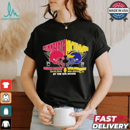 Minnesota Golden Gophers vs Michigan Wolverines at the big house shirt
