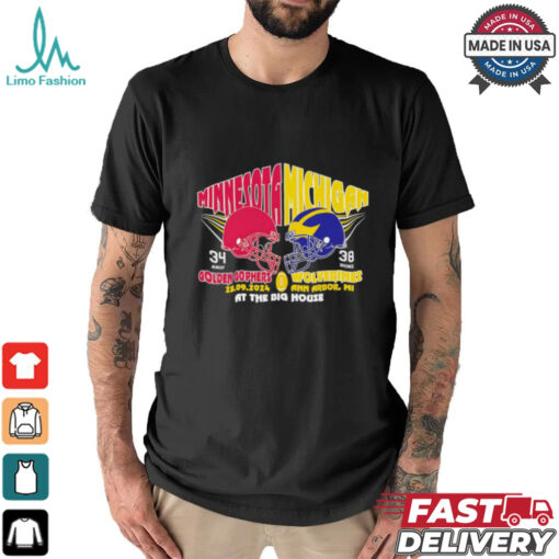 Minnesota Golden Gophers vs Michigan Wolverines at the big house shirt