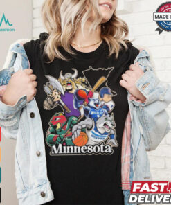 Minnesota Sports Teams Mascots Vintage Shirt