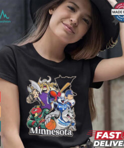 Minnesota Sports Teams Mascots Vintage Shirt