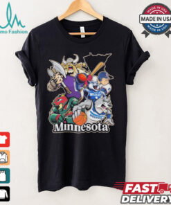 Minnesota Sports Teams Mascots Vintage Shirt