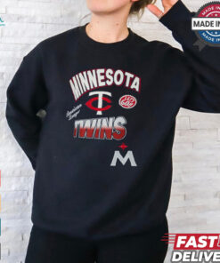 Minnesota Twins Pro Standard Navy Turn It Up Dropped Shoulder T Shirt
