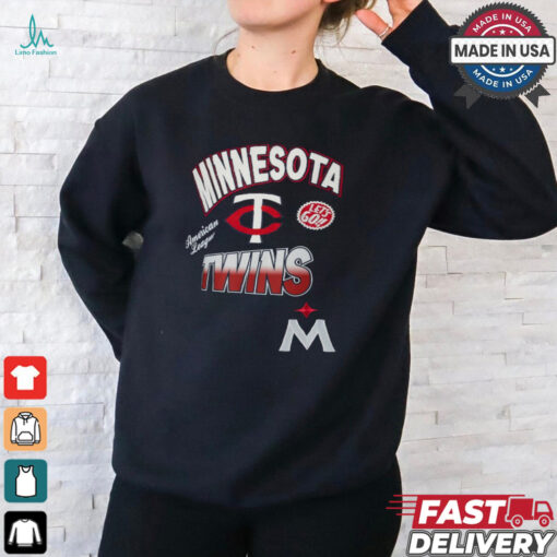 Minnesota Twins Pro Standard Navy Turn It Up Dropped Shoulder T Shirt