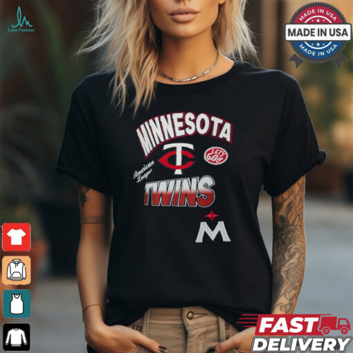 Minnesota Twins Pro Standard Navy Turn It Up Dropped Shoulder T Shirt