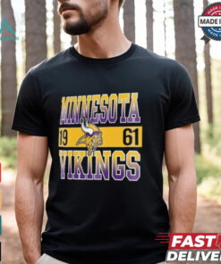 Minnesota Vikings New Era Black City Team T Shirt