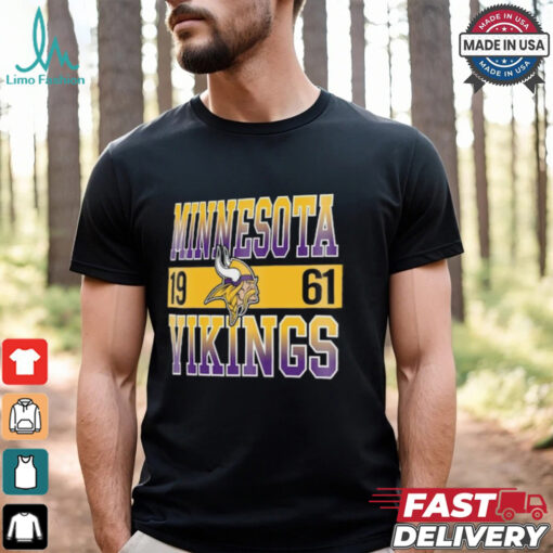 Minnesota Vikings New Era Black City Team T Shirt
