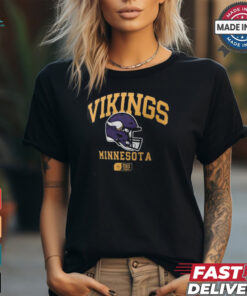 Minnesota Vikings Nike Anthracite Helmet Essential T Shirt