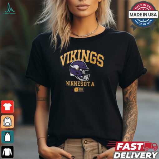 Minnesota Vikings Nike Anthracite Helmet Essential T Shirt