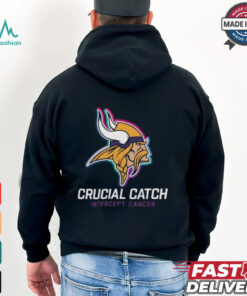 Minnesota Vikings Nike Black 2024 NFL Crucial Catch T Shirt