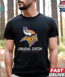 Minnesota Vikings Nike Black 2024 NFL Crucial Catch T Shirt