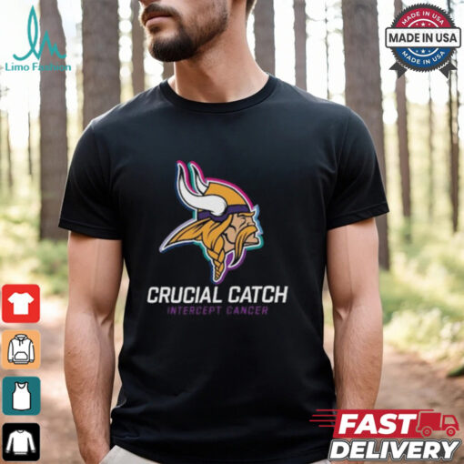 Minnesota Vikings Nike Black 2024 NFL Crucial Catch T Shirt