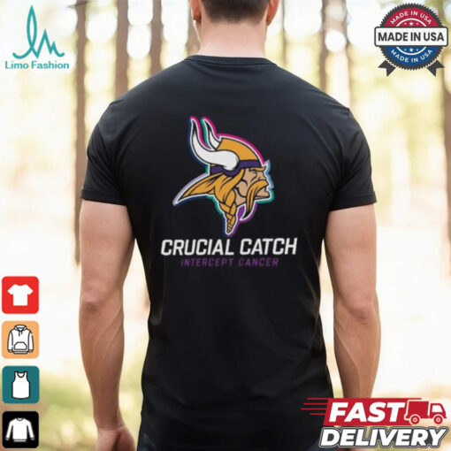 Minnesota Vikings Nike Black 2024 NFL Crucial Catch T Shirt