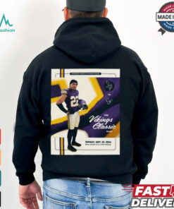 Minnesota Vikings Vs. Houston Texans The Vikings Classic Game Sunday Sep 22 2024 Poster t shirt