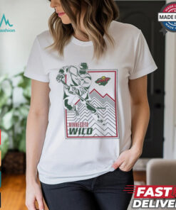 Minnesota Wild Starter White Player Grid T Shirt