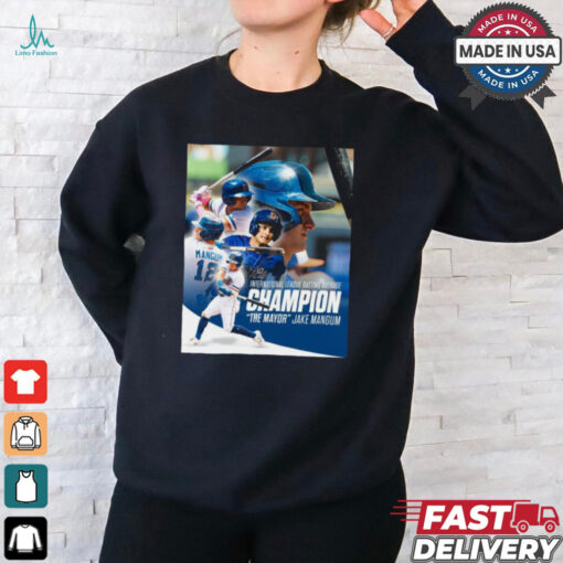 Mississippi State Jake Mangum 2024 International League Batting Average Champion The Mayor Poster t shirt