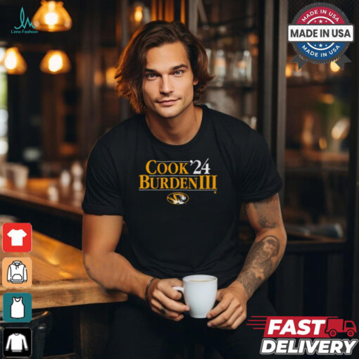 Missouri Football Cook Burden III ’24 t shirt