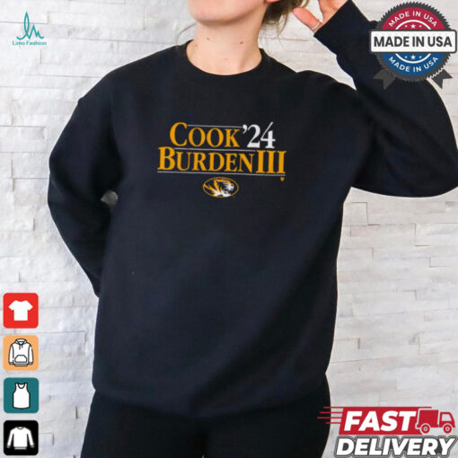 Missouri Football Cook Burden III ’24 t shirt