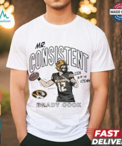 Missouri Tigers Brady Cook Mr. Consistent Shirt
