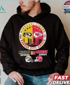 Missouri Tigers On Saturdays X Kansas City Chiefs On Sundays Shirt