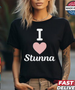 Monaleo Wearing I Love Stunna Shirt