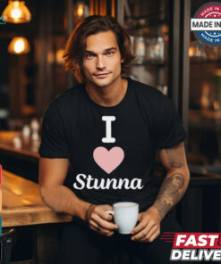 Monaleo Wearing I Love Stunna Shirt
