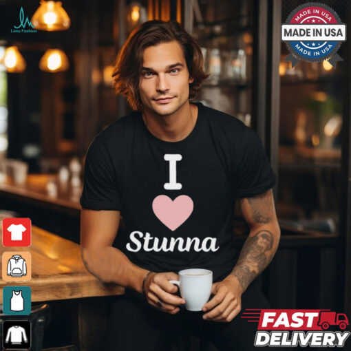 Monaleo Wearing I Love Stunna Shirt