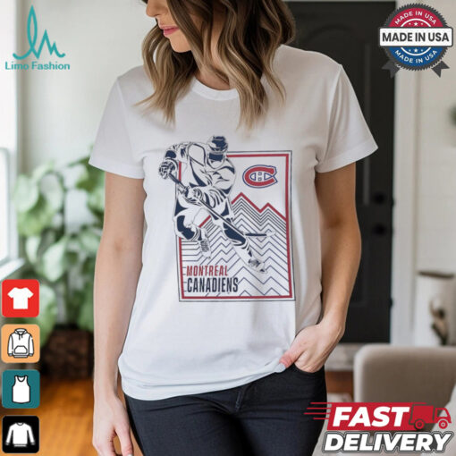 Montreal Canadiens Starter White Player Grid T Shirt