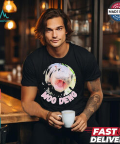 Moo Deng Bouncy Pig In Thai Picture The Cute Baby Hippo T shirt