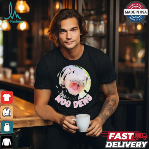 Moo Deng Bouncy Pig In Thai Picture The Cute Baby Hippo T shirt