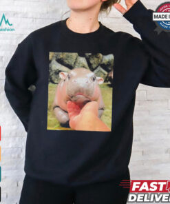 Moo Deng Bouncy Pig The Cute Baby Hippo T Shirt