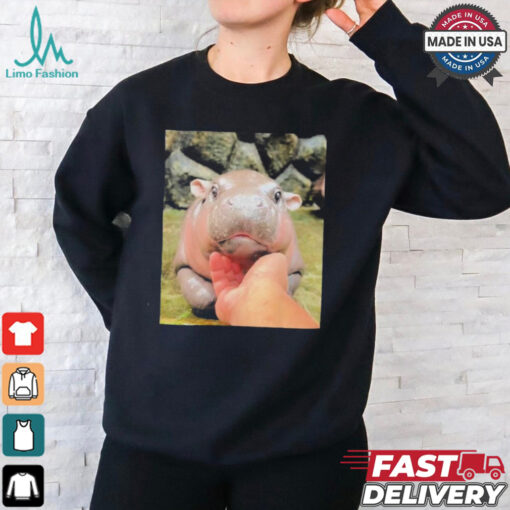 Moo Deng Bouncy Pig The Cute Baby Hippo T Shirt
