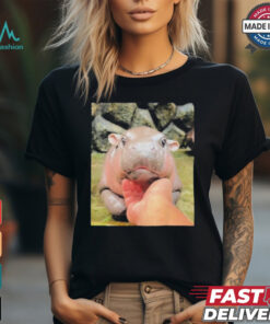 Moo Deng Bouncy Pig The Cute Baby Hippo T Shirt