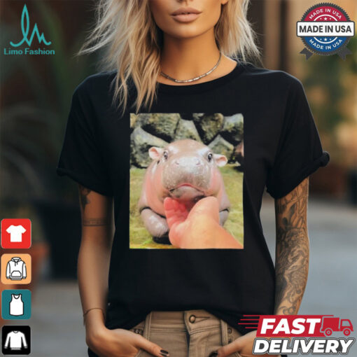 Moo Deng Bouncy Pig The Cute Baby Hippo T Shirt