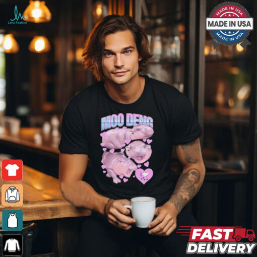 Moo Deng I Love You t shirt