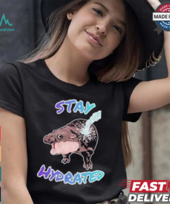 Moo Deng baby hippo Stay hydrated T Shirt