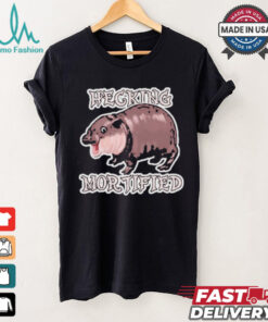 Moo Deng baby hippo hecking mortified T Shirt