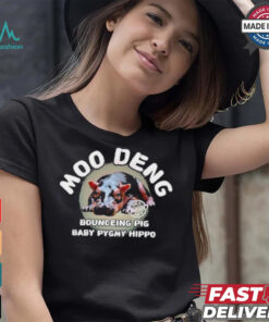 Moo Deng baby pygmy hippo Thailand Frit Tees T Shirt