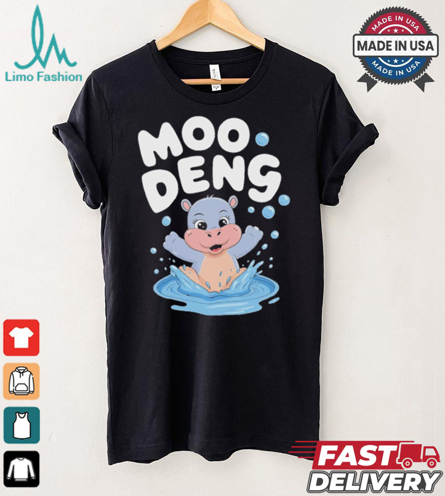 Moo Deng the Cute Baby Hippo Splashing Funny Animal Cartoon for Hippo Lovers T Shirt Moo Deng the Cute Baby Hippo Splashing Funny Animal Cartoon for Hippo Lovers T Shirt