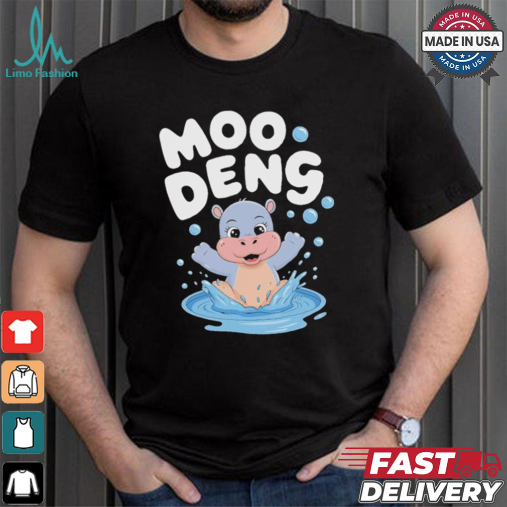 Moo Deng the Cute Baby Hippo Splashing Funny Animal Cartoon for Hippo Lovers T Shirt Moo Deng the Cute Baby Hippo Splashing Funny Animal Cartoon for Hippo Lovers T Shirt