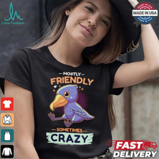 Mostly friendly sometimes crazy shirt