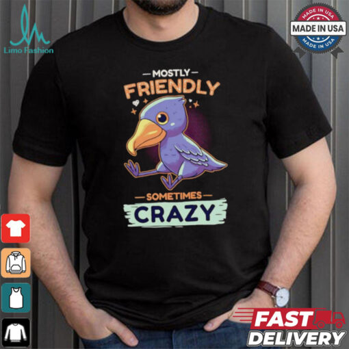 Mostly friendly sometimes crazy shirt