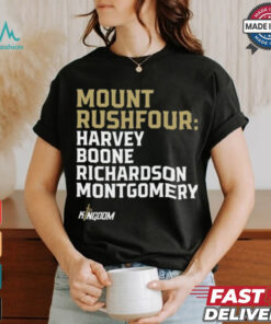 Mount Rushfour Harvey Boone Richardson Montgomery Tee Shirt
