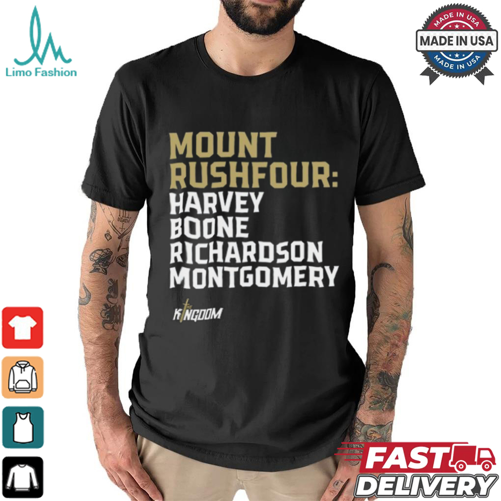 Mount Rushfour Harvey Boone Richardson Montgomery Tee Shirt Mount Rushfour Harvey Boone Richardson Montgomery Tee Shirt