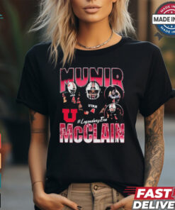 Munir McClain Utah Utes Legendary Era Graphic t shirt