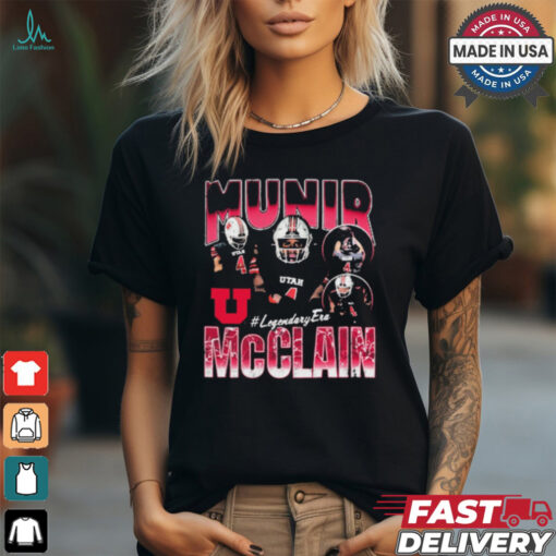 Munir McClain Utah Utes Legendary Era Graphic t shirt