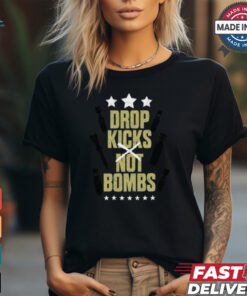 Mustafa Ali Drop Kicks Not Bombs Shirt, hoodie, sweater, long sleeve and tank top Mustafa Ali Drop Kicks Not Bombs Shirt