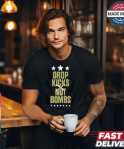 Mustafa Ali Drop Kicks Not Bombs Shirt, hoodie, sweater, long sleeve and tank top Mustafa Ali Drop Kicks Not Bombs Shirt