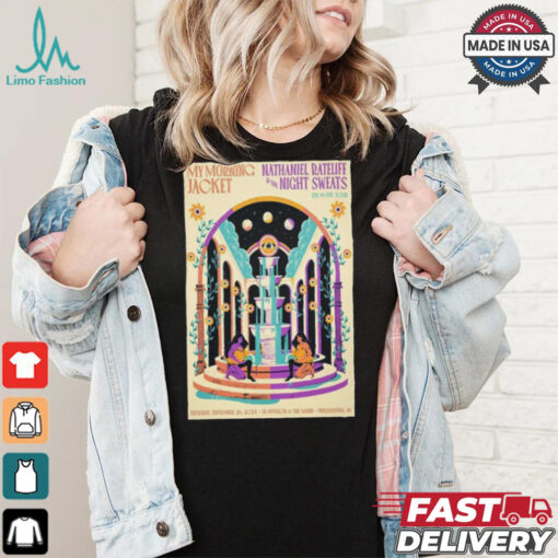 My Morning Jacket Sept 26 2024 TD Pavilion At the Mann In Philadelphia PA Tour t shirt